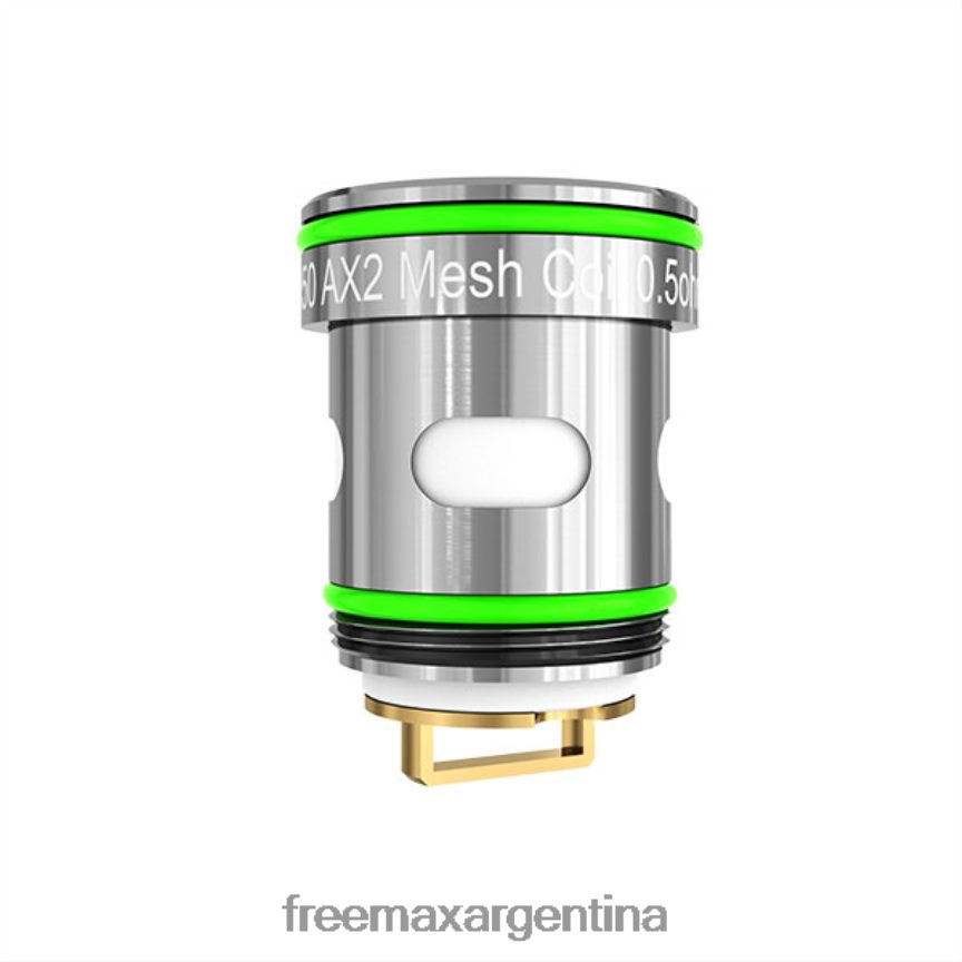 6JZ26F259 FreeMAX bobina de malla ax2 ss-verde - FreeMAX Buenos Aires