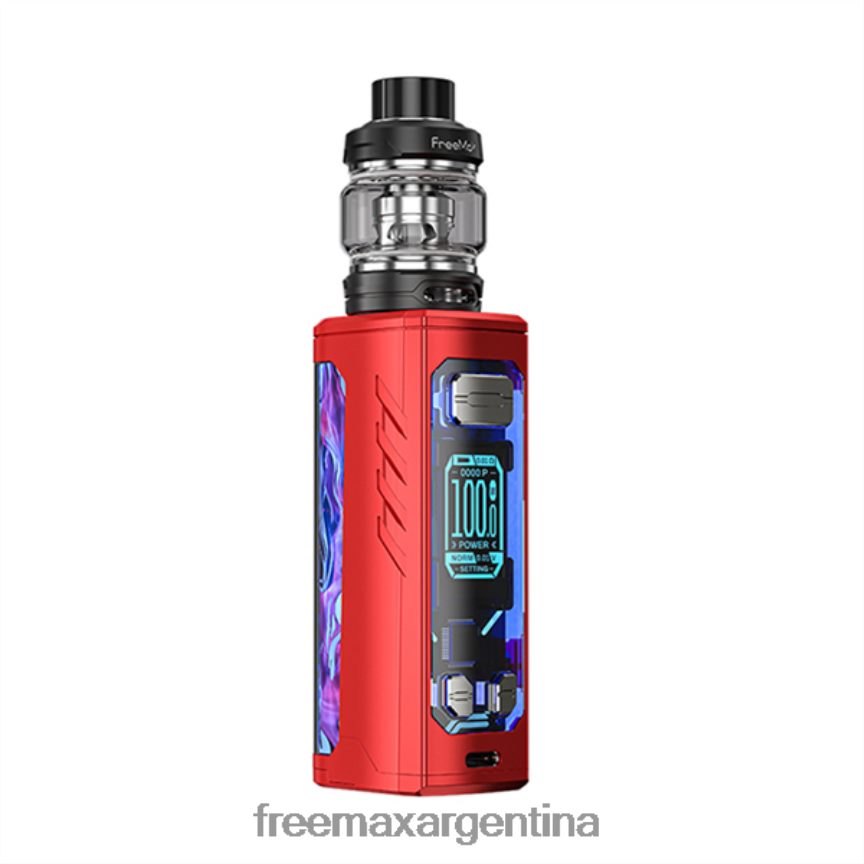6JZ26F156 FreeMAX MAXUS kit solo de 100w rojo - FreeMAX Disposable Vape
