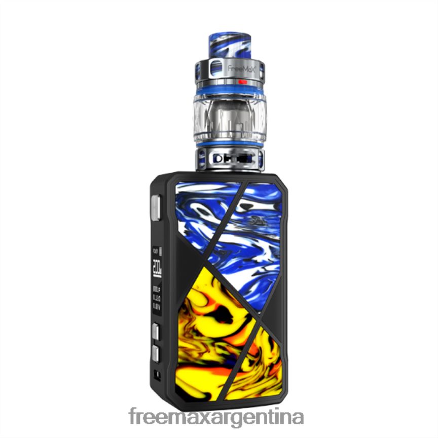 azul amarillo