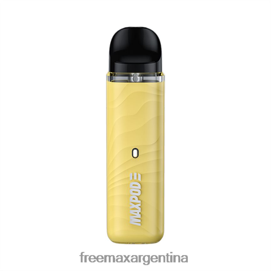 6JZ26F136 FreeMAX MAXPOD 3 equipos de 15w amarillo - FreeMAX Disposable Vape